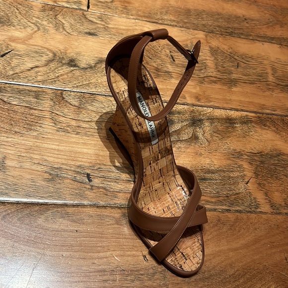 Manolo Blahnik Wedge Sandals - Picture 4 of 4
